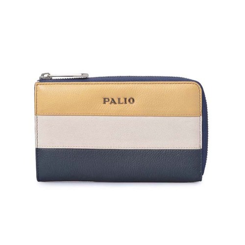 Leisure Style Series Contrast Color Female Leather Wallets