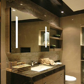 Hotel Full Length Lighted Wall Mount Mirror