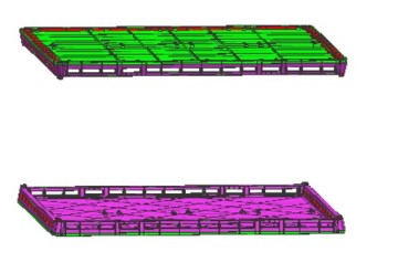Silkworm frame injection mould