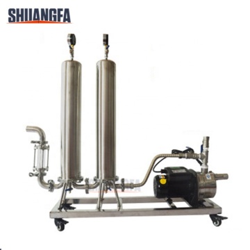 Stainless Steel Grape Wine Filter Machine: High Filtration Accuracy Beer Filter Machine