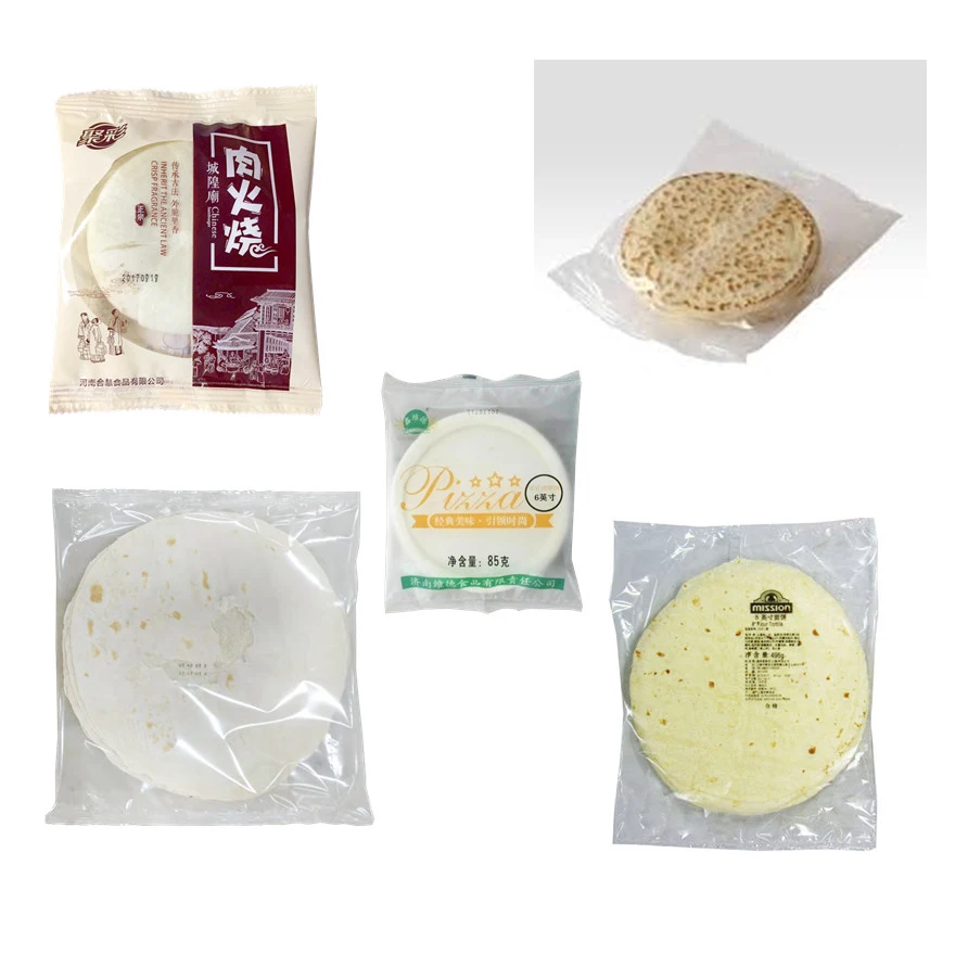 Bostar Automatic Easy Operate and High Quality Tortilla Baked Pancake Pillow Packing Wrap Machine