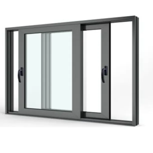 Customizable Aluminum Slide Windows in Dark Tinted Style