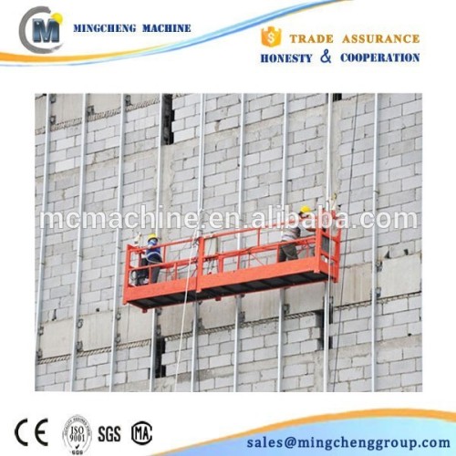 Building cradle/construction gondola for window cleaning machine