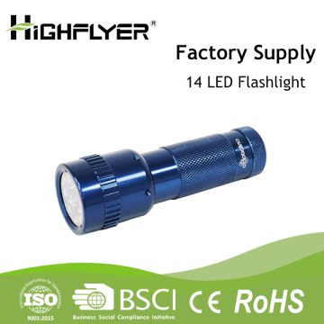 Highflyer cheap 14 led 3*aaa batteries led flashlight