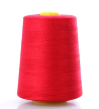 3000 Yards Red Overlocking Sewing Machine Polyester Thread Cones