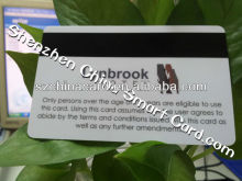 PVC Magnetic Stripe Member Card