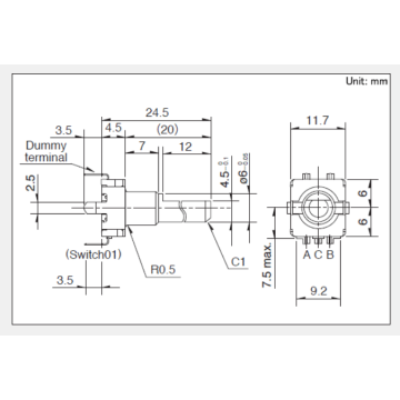 Ec11 series Incremental encoder