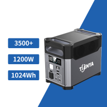 1000W Portable Solar Power Station: Solar Emergency Generator for Home Use