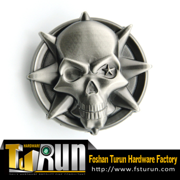 New design customized metal skull buckles