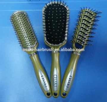 Custom osaki personalized hair brush, triangle hair brush factory