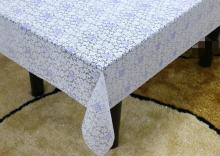Printed pvc lace cream tablecloth by roll