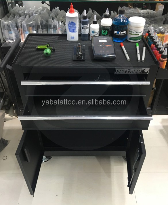 Excellent Tattoo tools box cabinetTray Beauty Work Station Tattoo Table Desk Tattoo tool box Furniture Durable