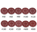 Aluminium oxide abrasif pengamplasan disk dengan backing kertas