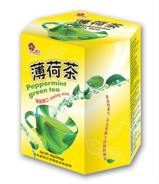 Teabag Mint Leaf Japanese Sencha Green Tea Herb Health Tea