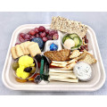Customizable Kraft Paper Takeout Container with Compartments