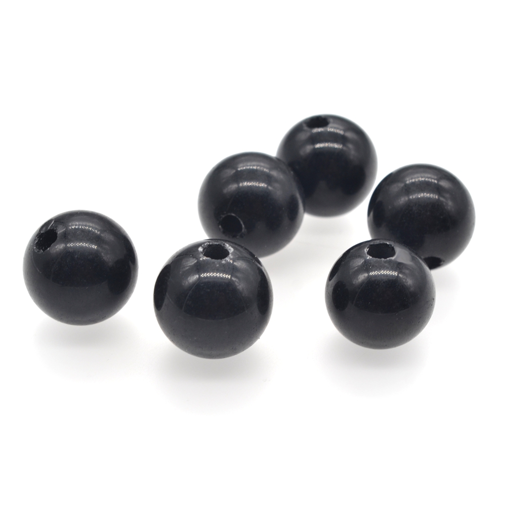 Boules de 10 mm noires de 10 mm cicatrisants sphères d&#39;énergie décoration de décoration et métaphysique