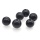 Boules de chakra onyx noires de 20 mm pour le soulagement du stress Méditation Équilibrer la décoration de la maison Balques de cristal sphères polies