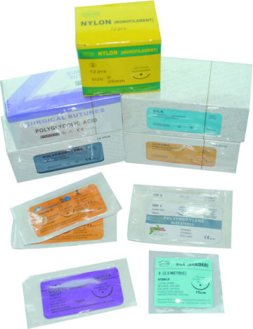 absorbable sutures with needle