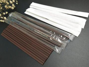 Fully biodegradable plant fibers straws products