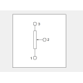 Potencjometr obrotowy serii Rk08h