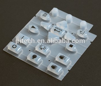 Epoxy Coated Silicone rubber keypad