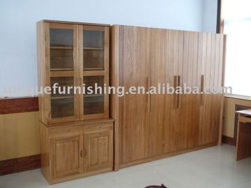 natural oak wood wardrobe