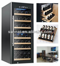 125L 2 door round electric beverage cooler