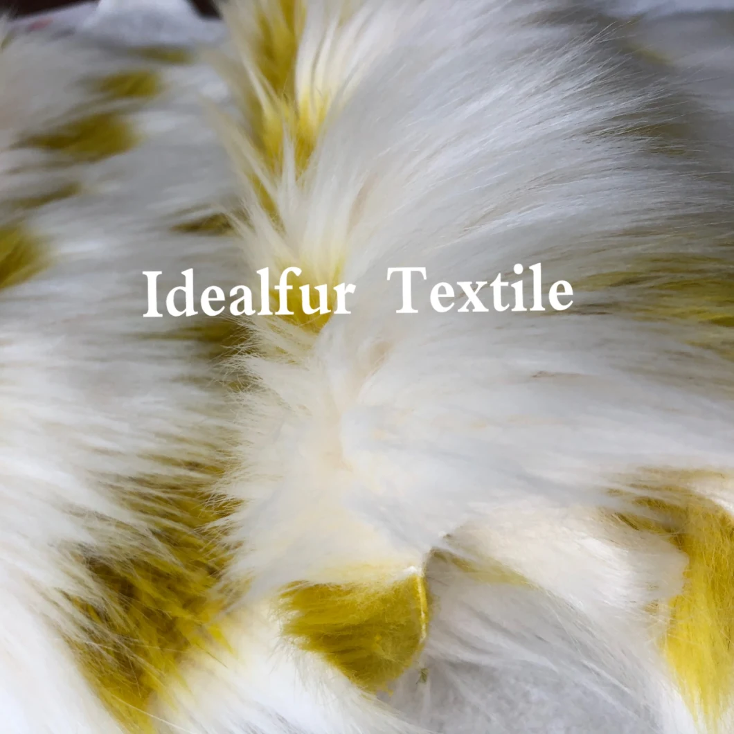 Jacquard Two-Colour Long Pile Fake Raccoon Fur