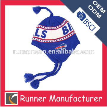 2014 world cup ponytail knit beard beanie hat