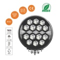 Kuasa Tinggi 140W Super Bright Round LED Memandu Lampu Laut Marin Bumper Lori Offroad Spotlight 4x4 8.5 Inch Car LED Work Light