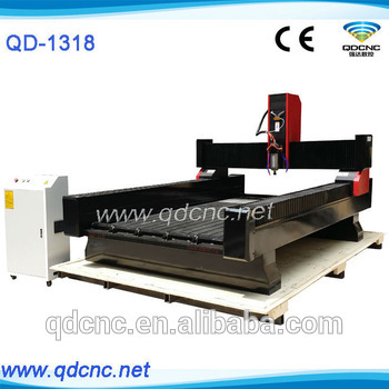 3d cnc stone sculpture machine QD-1318/stone sculpture making machine/cnc router stone carving machine