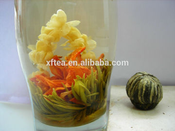 flower tea balls/flower of tea/flower blooming jasmine tea