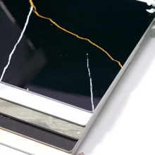 Custom High Gloss Marble UV Sheet 1220*2440*3mm PVC Board - Waterproof Panel for Interior Decoration