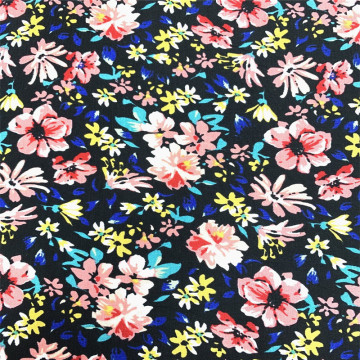 Textile Rayon Viscose Print Fuli Crepe Blouse Fabrics