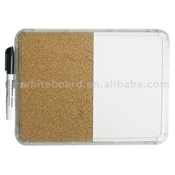 Dual Board (Corkboard &amp; Dry-Wipe Board)