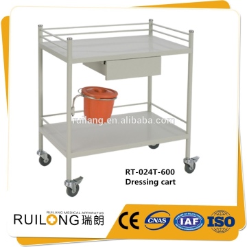 RT-024T Top Level Cheap Carbon Steel Hospital Patient Nursing Trolley