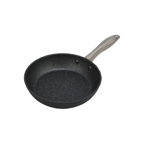 Dia 19.5 cm black color frying pan