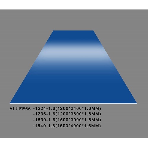 Глянцевая патриотическая синяя листовая алюминиевая пластина 1,6 мм