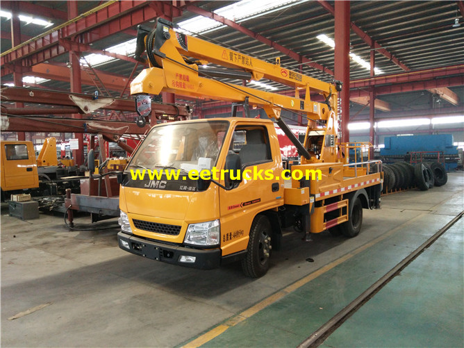 12m Two Arms Telescopic Aerial Lift Vehicles