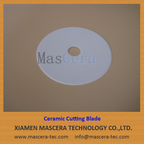 Round Shape Zirconia ZrO2 Ceramic Cutter for Rubber Cutting