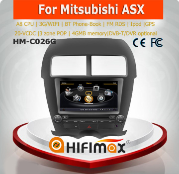 Hifimax car navigation FOR MITSUBISHI ASX/mitsubishi asx car radio/touch screen car radio for mitsubishi asx