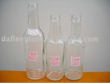 supply 300ml flint glass sparkling cocktail beer bottle with crown cap