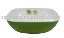 6"melamine square bowl