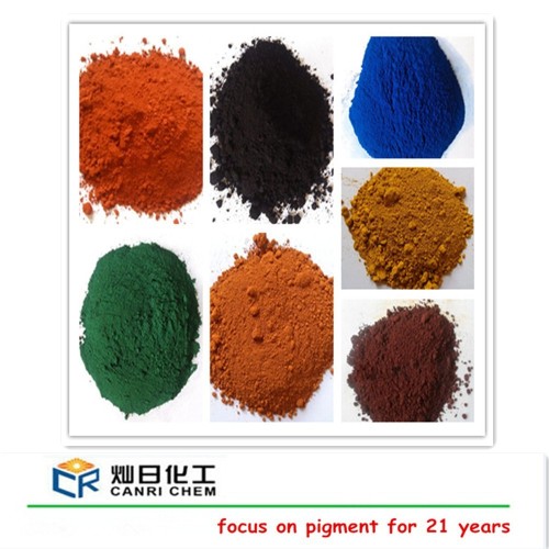 synthetic powder iron oxide red yellow blue green black orange brown pigment for acrylic paint powder coating