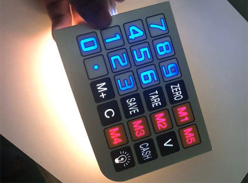 Backlit Membrane Switch