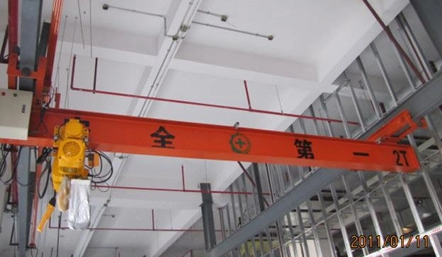 New European Electric Single-Girder Overhead Suspension Crane Hot Sale in South America