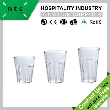PC stackable cup round base water cup