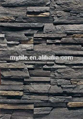 Decorative stone wall panels