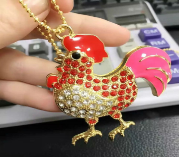 Jewelry USB 2.0 ,Metal Cat Shape Pen drive Animal , Crystal Pendrive Flash Memroy Stick ,Real Capacity,Necklace Gift