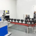 kookgerei horizontaal stroomspray coating transportsysteem